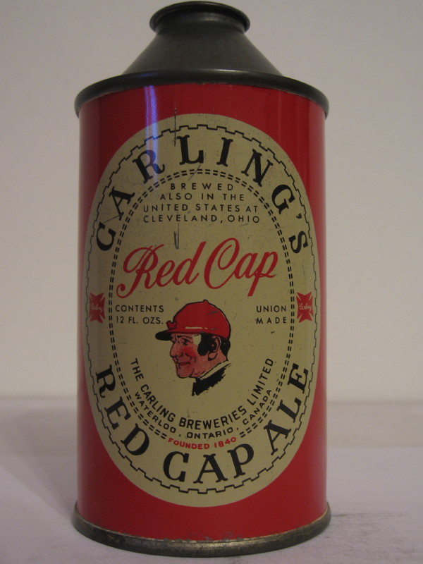 CANADA CARLING´S RED CAP (cone top) side 1