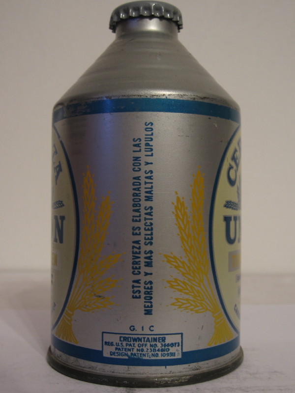 VENEZUELA CERVEZA UION (cone top) side 3