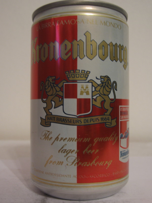 SAN MARINO Kronenbourg (AL can) side 1