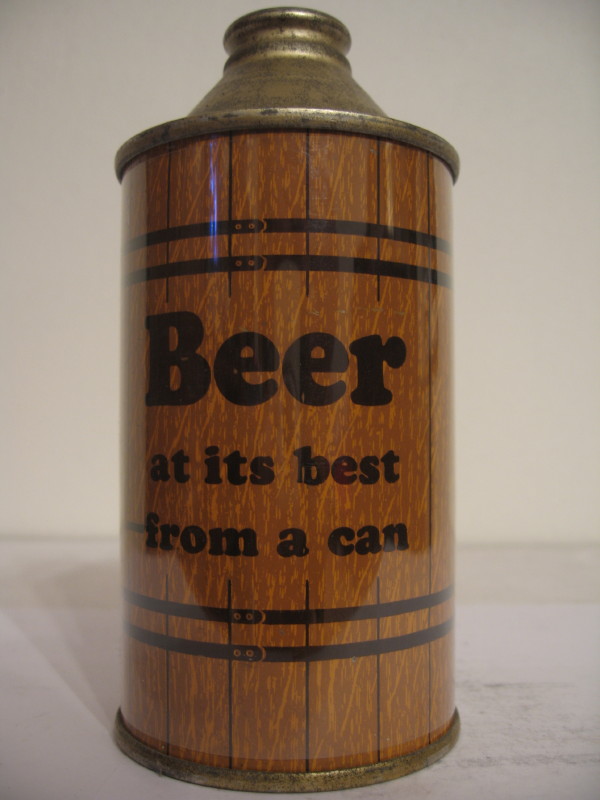 ENGLAND Beer (cone top) side 1