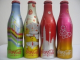 Coca Cola alu bottles EXPO complete set from China 