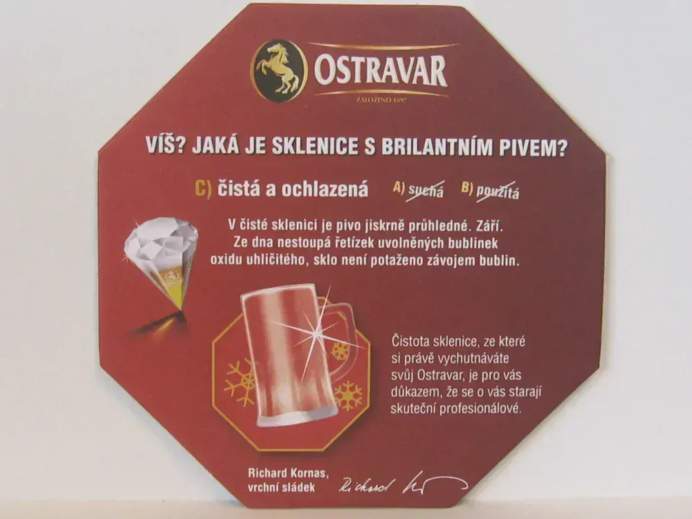 OSTRAVAR ZALOŽENO 1897 LIMITOVANÁ EDICE (diamant) (PTVP-S-ab) 