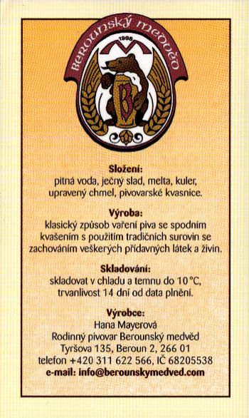 11° Velikonoční Brtník LEŽÁK SVĚTLÝ (1,5L) (Beroun) (S)