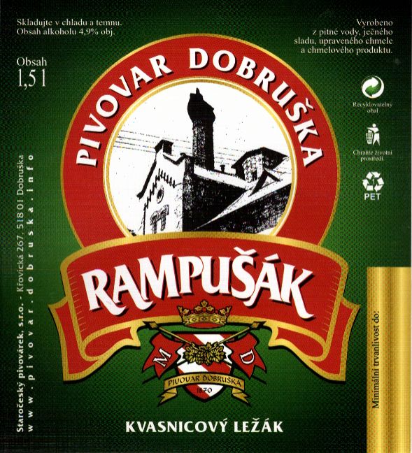 RAMPUŠÁK KVASNICOVÝ LEŽÁK (1,5L) (Dobruška) (E)