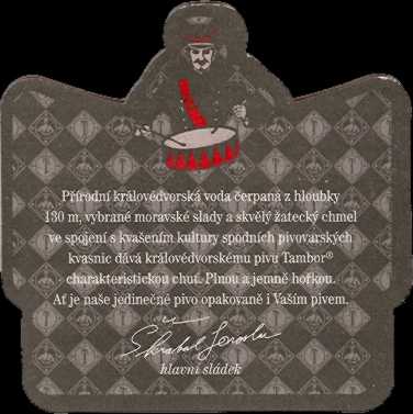 TAMBOR královedvorské pivo (zelený) (PTMP-S-ab) 