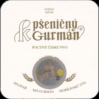 zlatý Gurmán pšeničný Gurmán POCTIVÉ ČESKÉ PIVO (PTMP-Č-ab) 