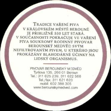 Berounský Medvěd 13° (PTMP-K-a) 