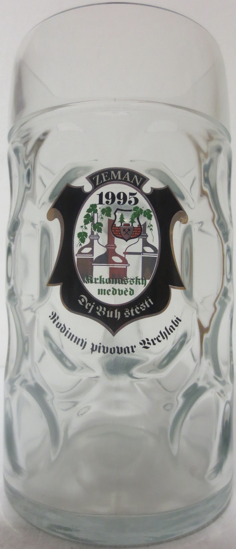 ZEMAN 1995 Krkonošský medvěd Rodinný pivovar Vrchlabí (1L) I
