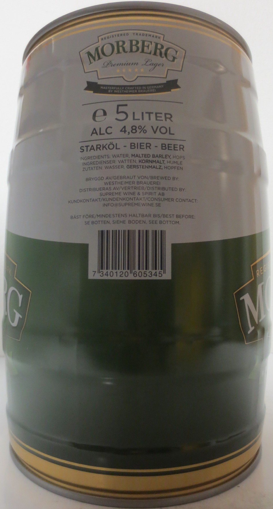 MORBERG Premium Lager (5L) Nr.1 
