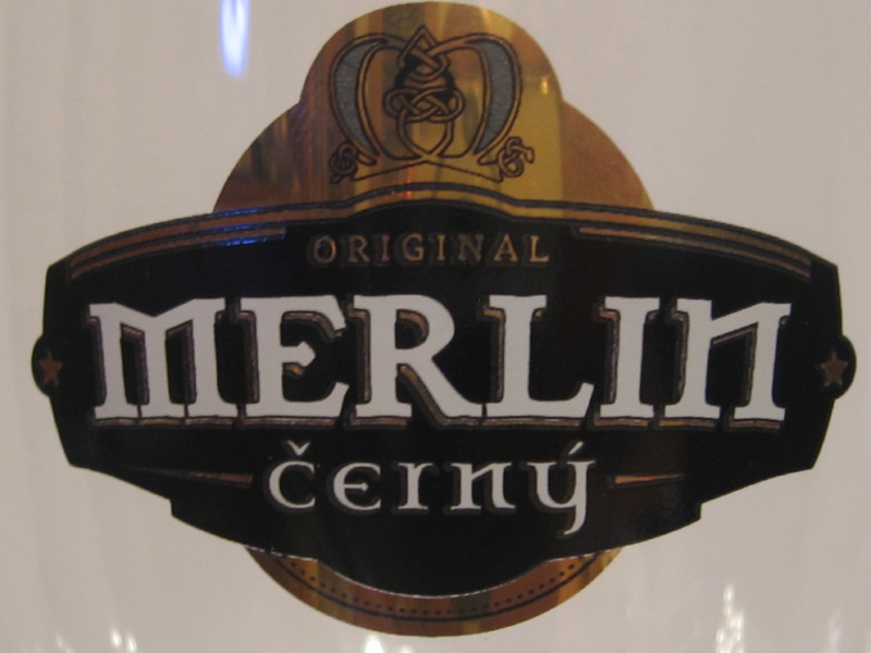 MERLIN černý (0,3L) stopka