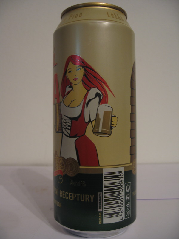 Červená SELKA Světlé Originální Ležák Pivo