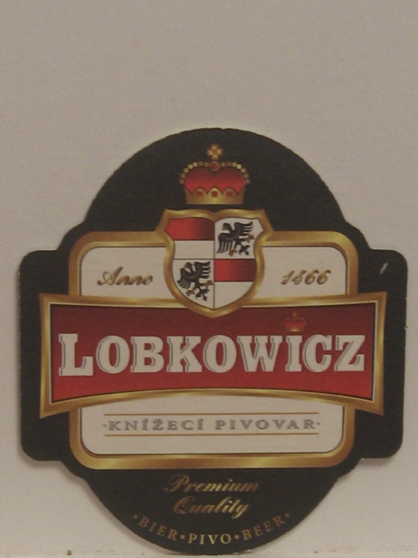 LOBKOWICZ Rodokmen KNÍŽECÍ PIVOVAR Vysoký Chlumec