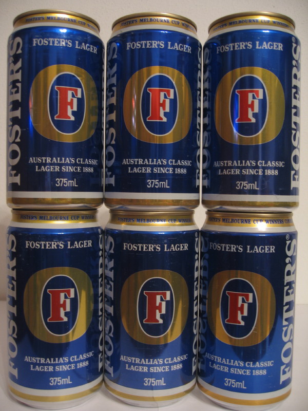 FOSTERS MELBOURNE CUP 2000 (6 cans set) from Australia (37,5cl) (B/O)