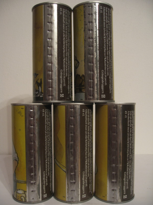 BRYGGHUSOL KLASS I SS (5 cans set) from Sweden (44cl) (T/O)