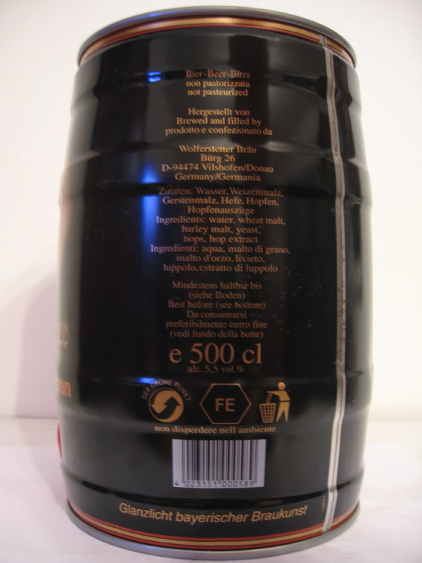 Wolferstetter Export hefe weizen