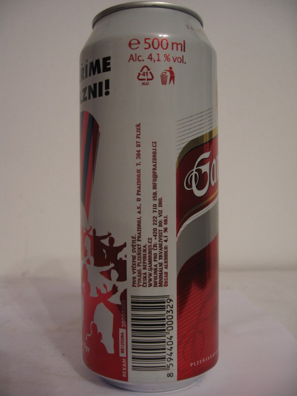 Gambrinus SVĚTLÝ VĚŘÍME PLZNI! (B/O)