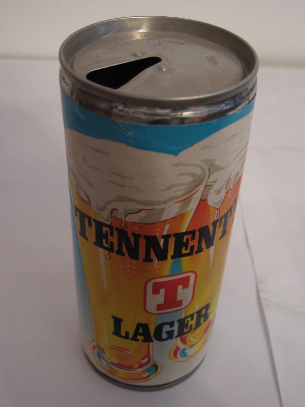 TENNENT´S LAGER girls paper label set from SCOTLAND (44cl)