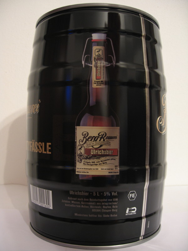 Berg Brauerei ULRICH ZIMMERMANN PARTYFÄSSLE