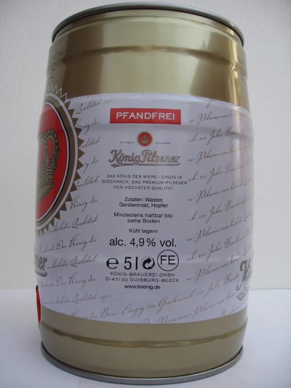 König Pilsener JUBILÄUMS-EDITION 100 JAHRE