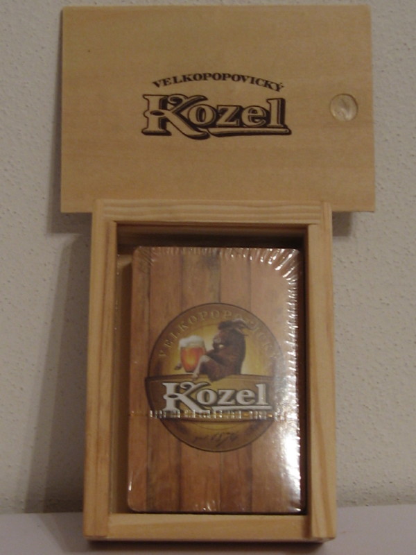 VELKOPOPOVICKÝ Kozel karty v dřevěné krabičce