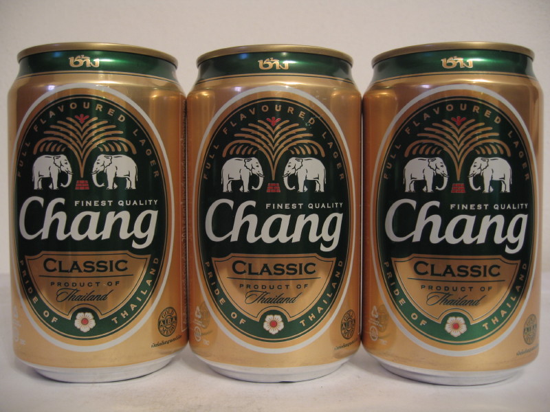 Chang CLASSIC music (3 cans set) from Thailand (33cl) (B/O)
