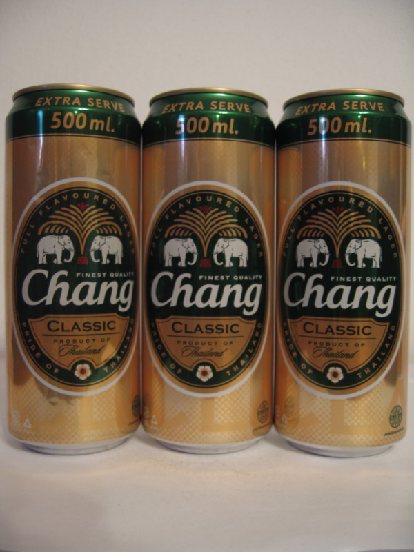 Chang CLASSIC music (3 cans set) from Thailand (50cl) (B/O)