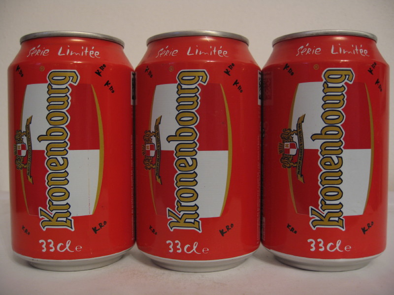 Kronenbourg music (3 cans set) from France (33cl) (B/O) 