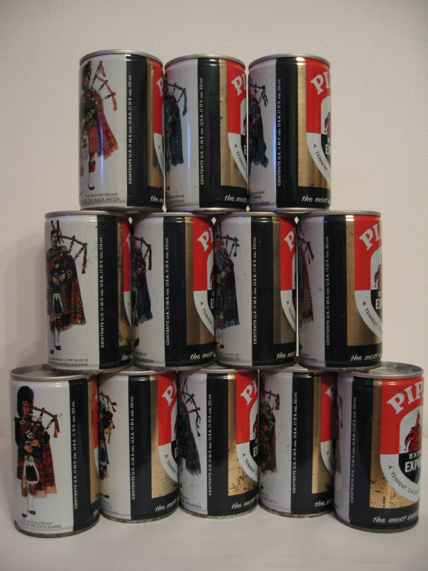 PIPER EXTRA EXPORT CS (12 cans set) from Scotland (33cl) (B/O)