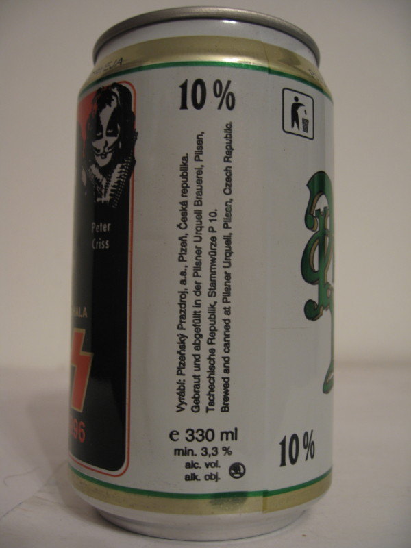 Pilsner Urquell KISS 14.-15.12.1996 (33CL) (T/O)