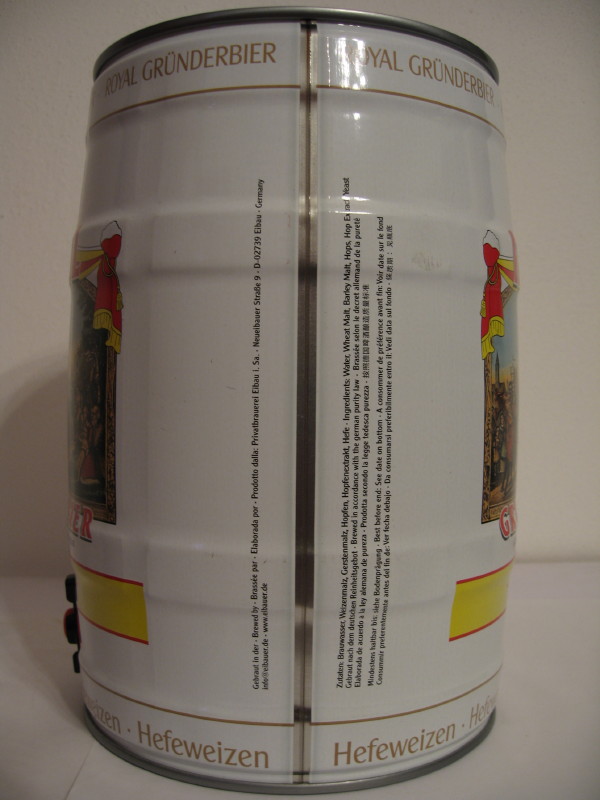 ROYAL GRÜNDERBIER Hefeweizen (5L) Nr.1
