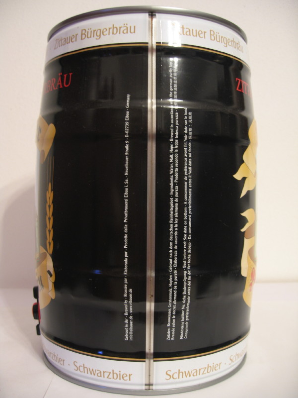 Zittauer Bürgebräu SCHWARZBIER (5L) Nr.1