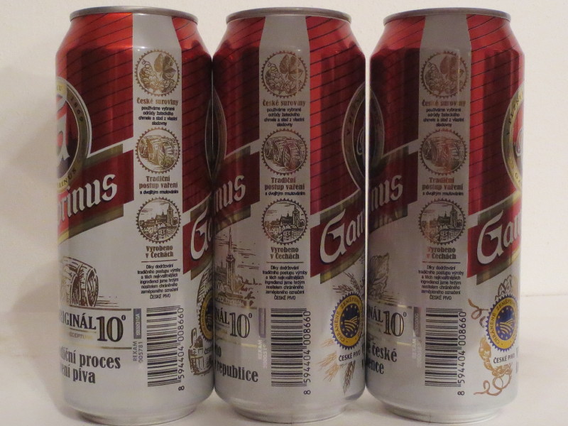 Gambrinus 3 cans set from CZECH REPUBLIC (50cl)