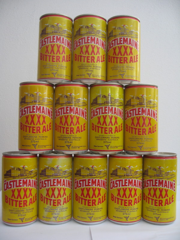 CASTLEMAINE XXXX BITTER ALE (12 cans set) from Australia (37,5cl) (T/O)