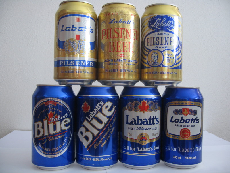 LABATT history (7 cans set) from Canada (35cl) (B/O)