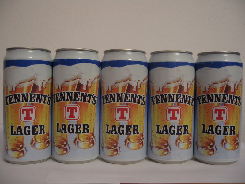 TENNENT´S LAGER complete set from U.K. (44cl)