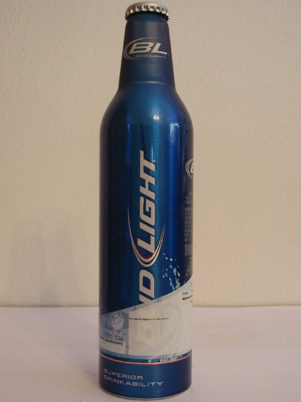 BUD LIGHT BEER water (still full)