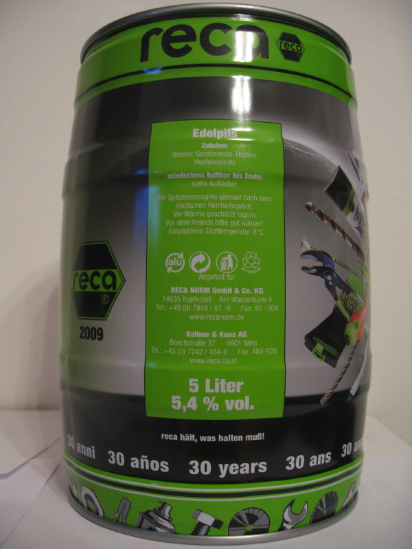 MARKE reca 30 JAHRE (5L) Nr.1