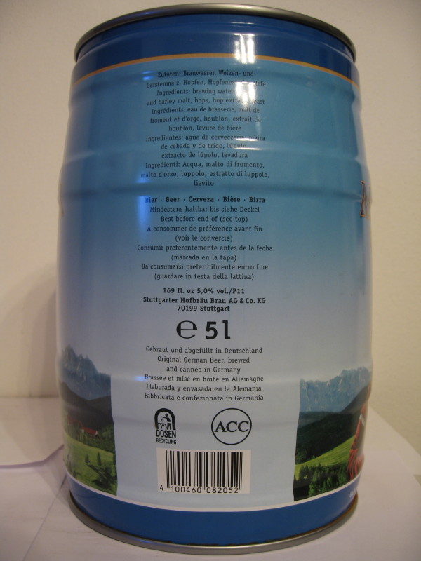 MALTESER WEISSBIER (5L) Nr.2