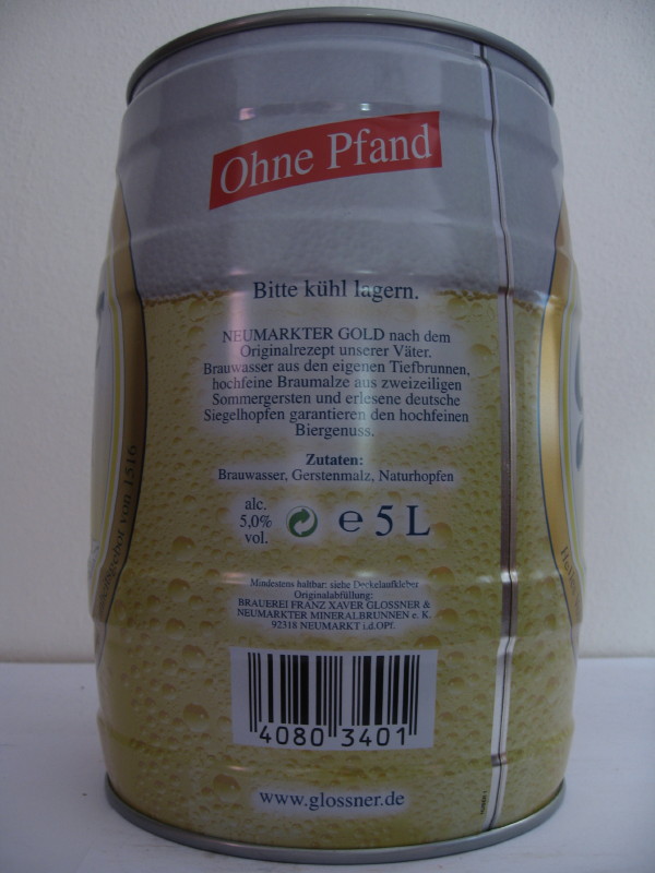 Glossner ORIGINAL NEUMARKTER GOLD