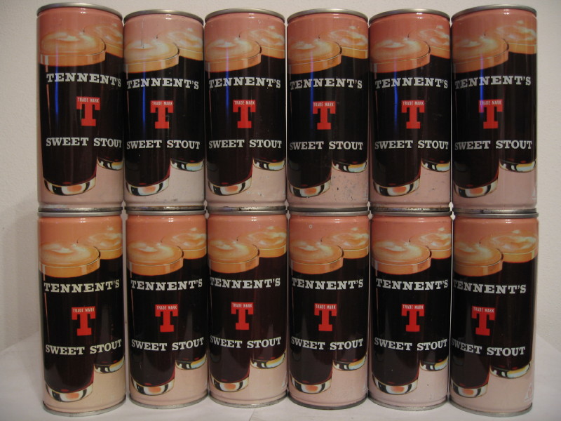 TENNENT´S SWEET STOUT Ann girls complete CS cans set from SCOTLAND (44cl)