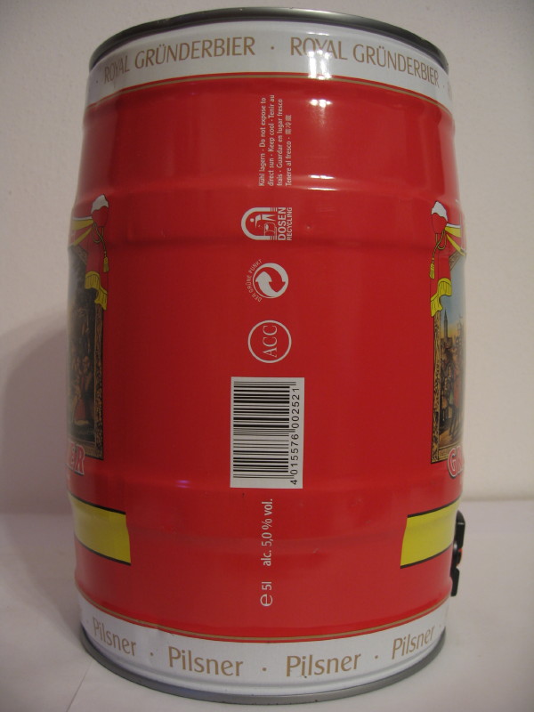 ROYAL GRÜNDERBIER Pilsner (5L) Nr.1