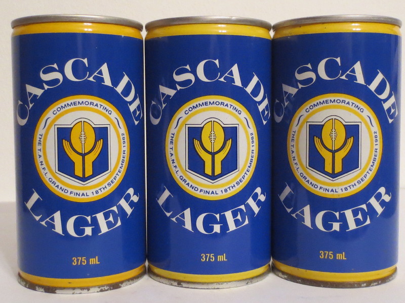CASCADE LAGER TEAMS set from AUSTRALIA (37,5cl) 