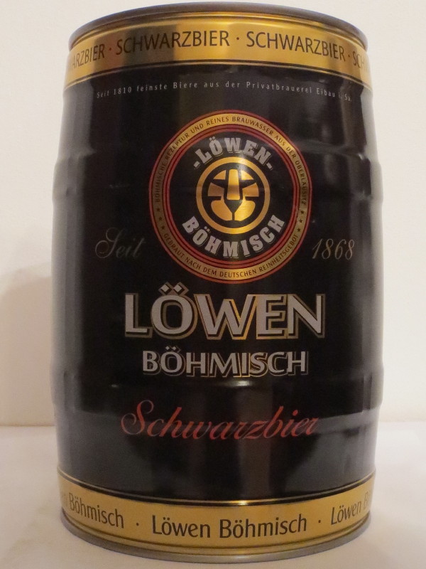 LÖWEN BÖHMISCH Schwarzbier (white) (5L) Nr.2 