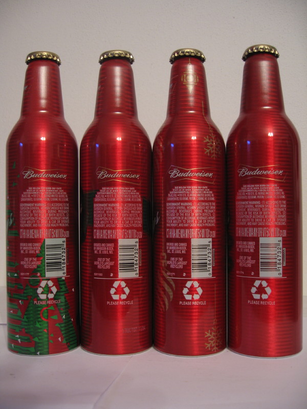 Budweiser CHRISTMAS 2007 complete set