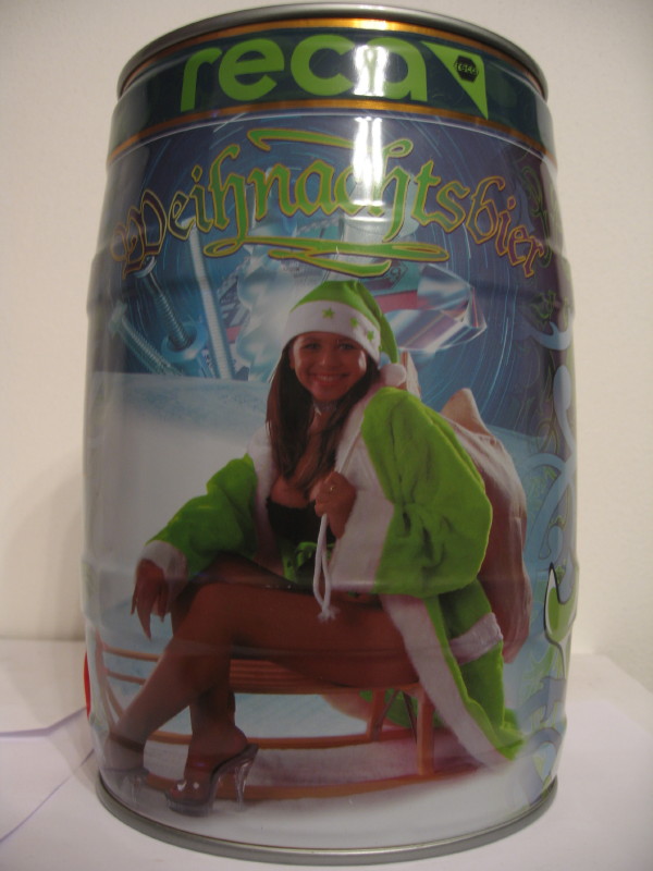 reca Weihnachtsbier girl (5L) Nr.1