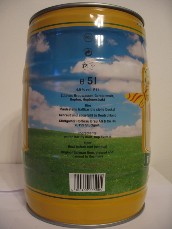 Stuttgarter hofbräu CLASSIC (5L) Nr.1 