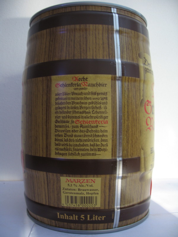 Aecht Schenterla Rauchbier BRAUEREI HELLER BAMBERG