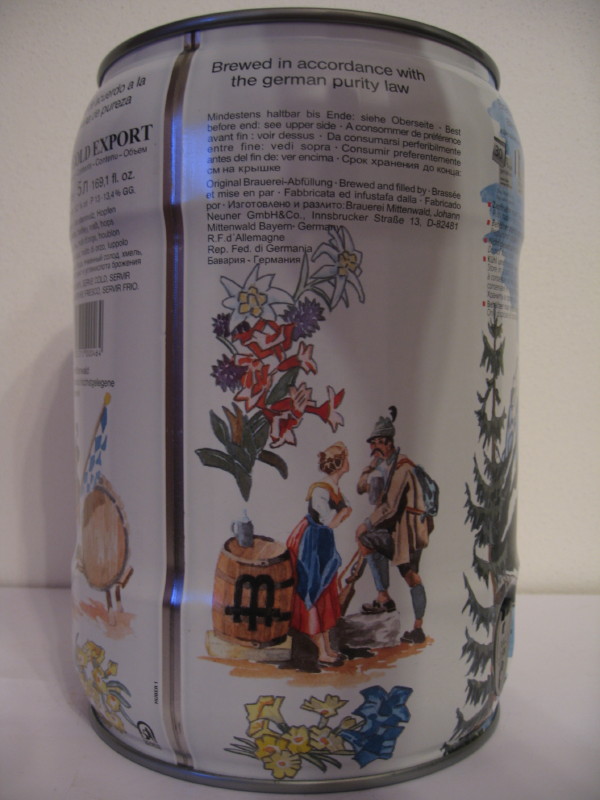 Mittenwalder Bier winter motiv