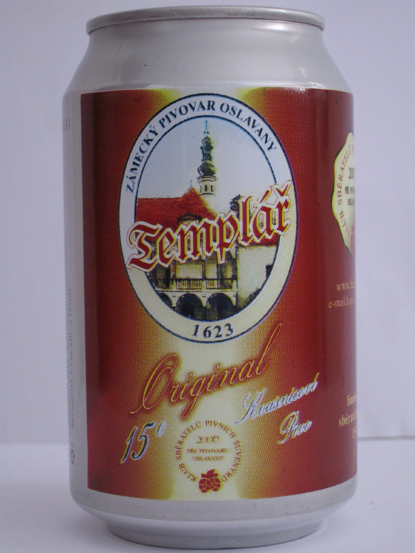 Oslavany TEMPLÁŘ Original 15% Kvasnicové Pivo (33cl) (B/O)