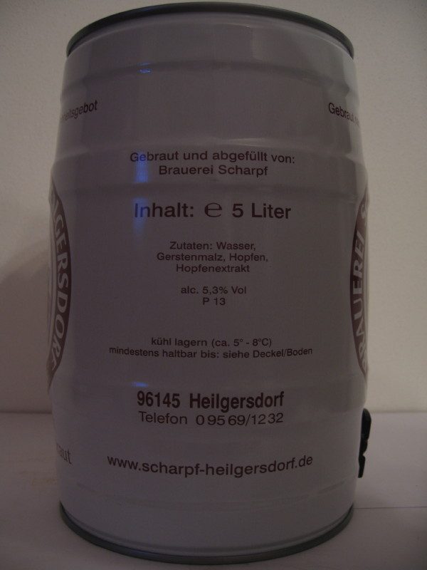 BRAUEREI SCHARPF HEILGERSDORF